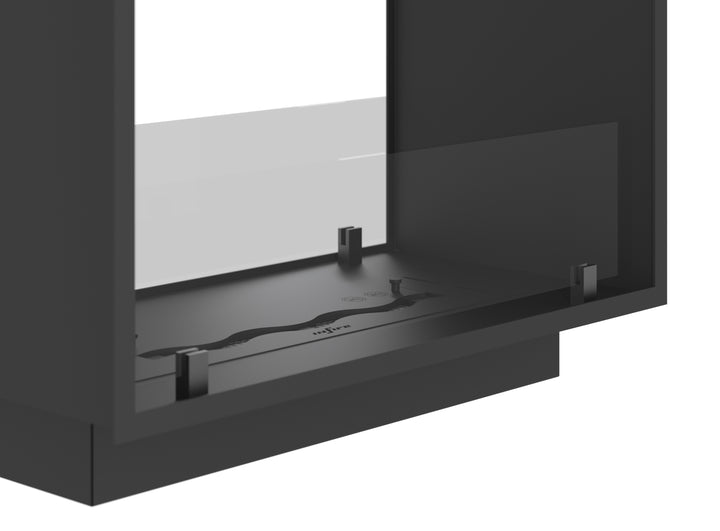 bioethanol-einbau-kamin-ofen-zweiseitig-vertikal-raumteiler-2side-vert-140-infire-slimfire-glas-brenner-stahl-nahaufnahme